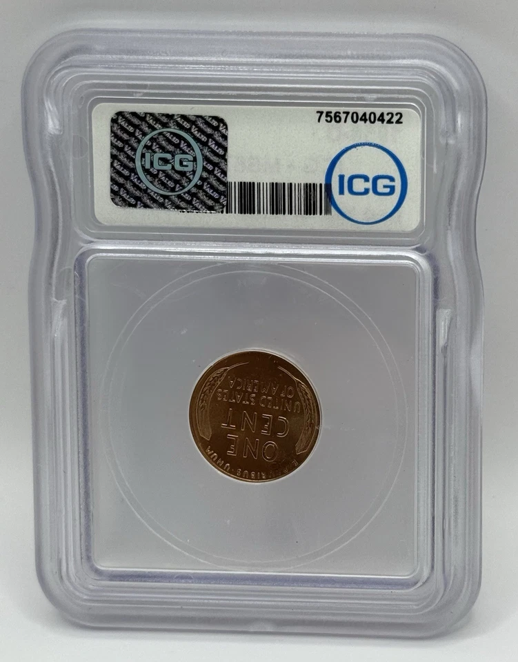 1958-D 1C RD Lincoln Wheat One Cent ICG MS67+ RD - Image 2 of 2