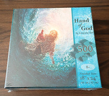 NEW HAND OF GOD JIGSAW PUZZLE 500 PIECES 18" X 24" SEALED CHRISTIAN