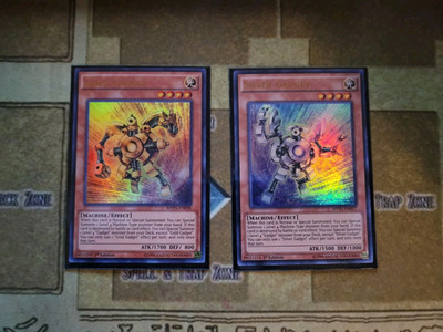 YUGIOH GOLD GADGET + SILVER GADGET MVP1 OR DUPO ULTRA 1ST ED NM