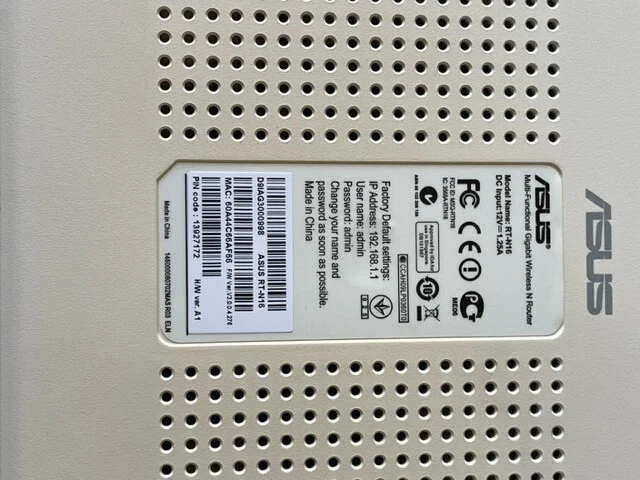 Asus RT-N16 - Gigabit Wireless N Router/Arris modem set - used - Image 2 of 4