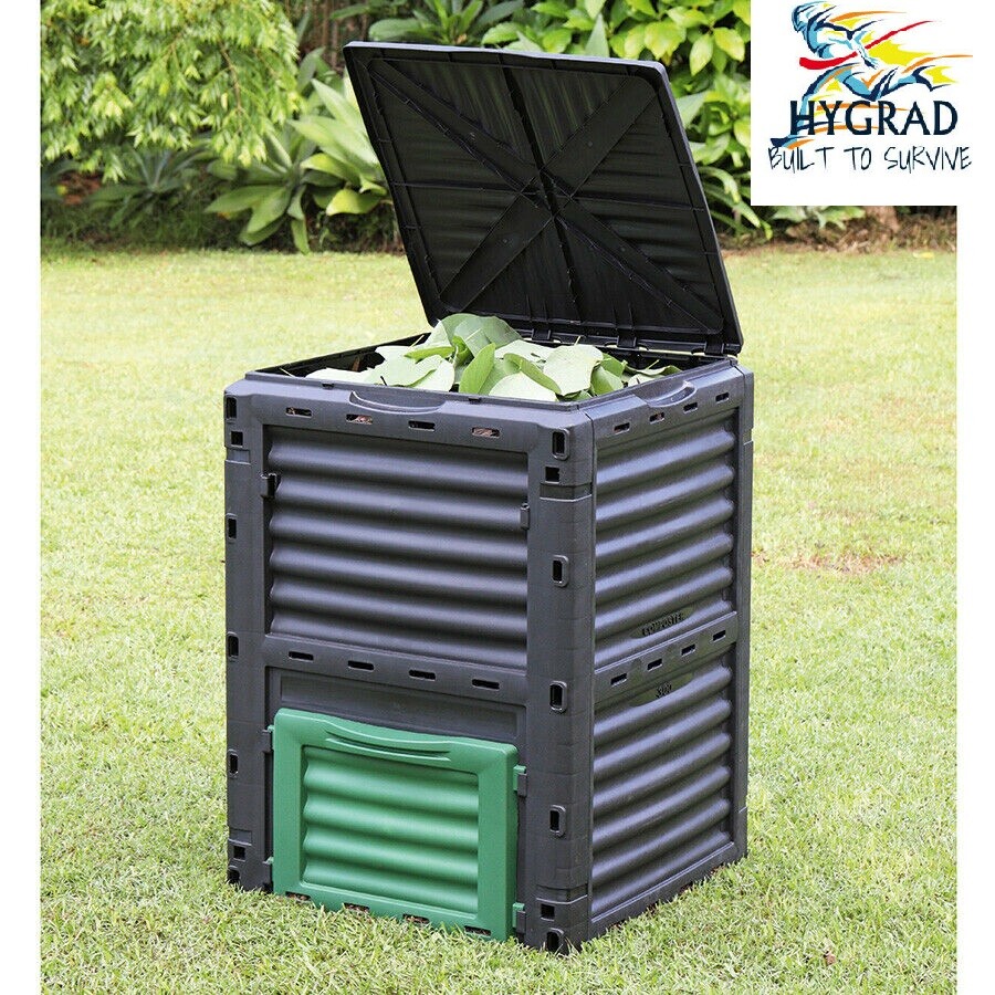 300L Large Composter Bin Eco Friendly Garden Composter Storage