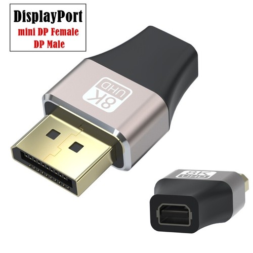 8K DisplayPort 1.4 8K 60hz to DisplayPort DisplayPort Adapter Male/Female - Picture 7 of 10