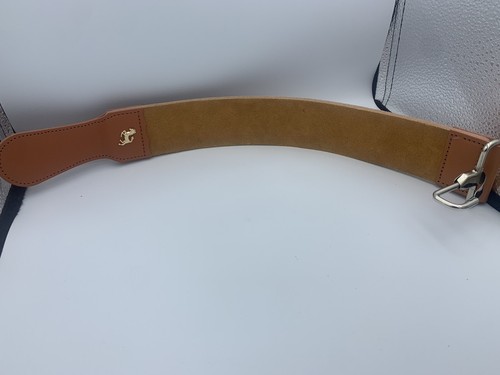 Genuine Leather Strop Strap Barber Straight Folding Knife Shave Sharpe NEW - Picture 3 of 7