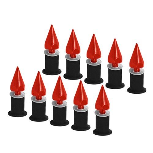 10x Red Windscreen Windshield Motorcycle Spike Bolts 5MM Wind Screen Bolt Screw - Imagen 6 de 6