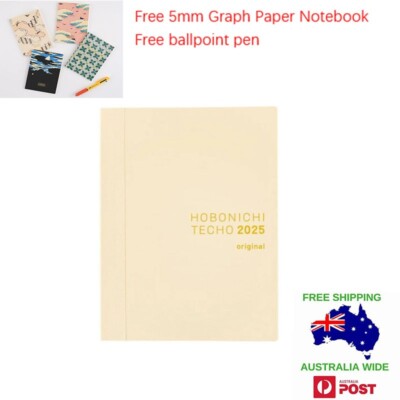 Hobonichi Techo 2025 English Cousin Book (January Start) A5 Notebook Diary