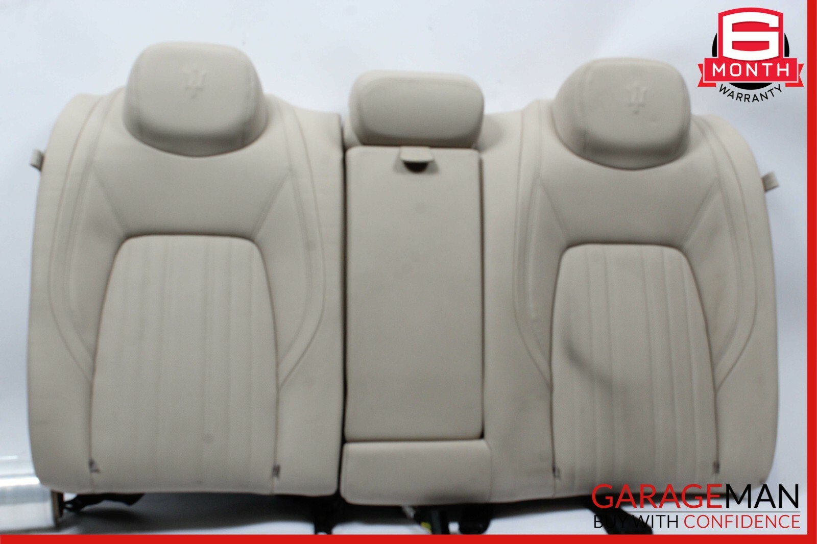 14-17 Maserati Ghibli Rear Left & Right Top Upper Seat Cushion Cover Assembly