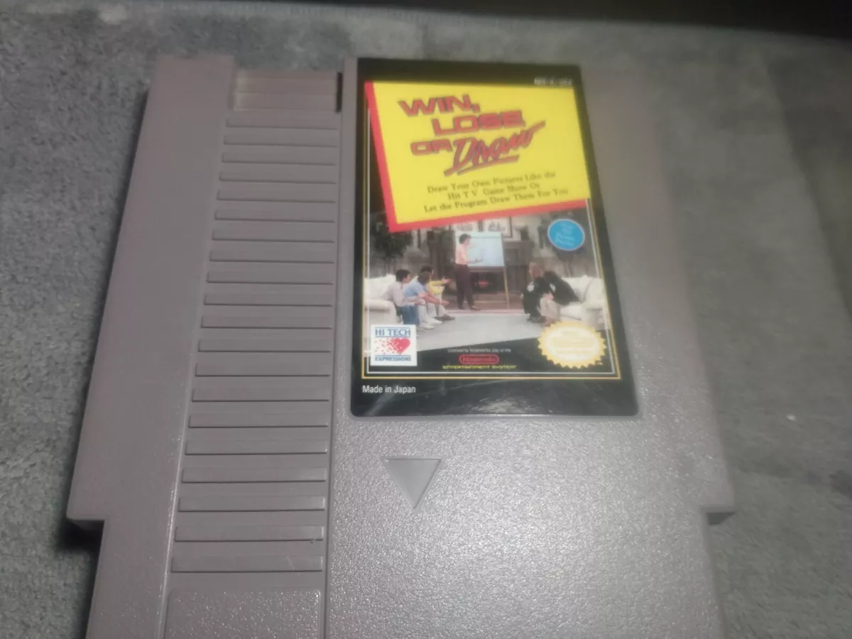 Win, Lose or Draw (Nintendo Entertainment System, 1990) for sale