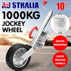 10" Jockey Wheel 1000kg/2212LBS Swing Up Solid Caravan Trailer Boat Heavy Duty