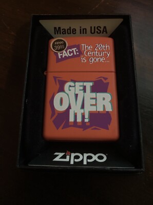 Zippo Lighter Get Over Ot Design