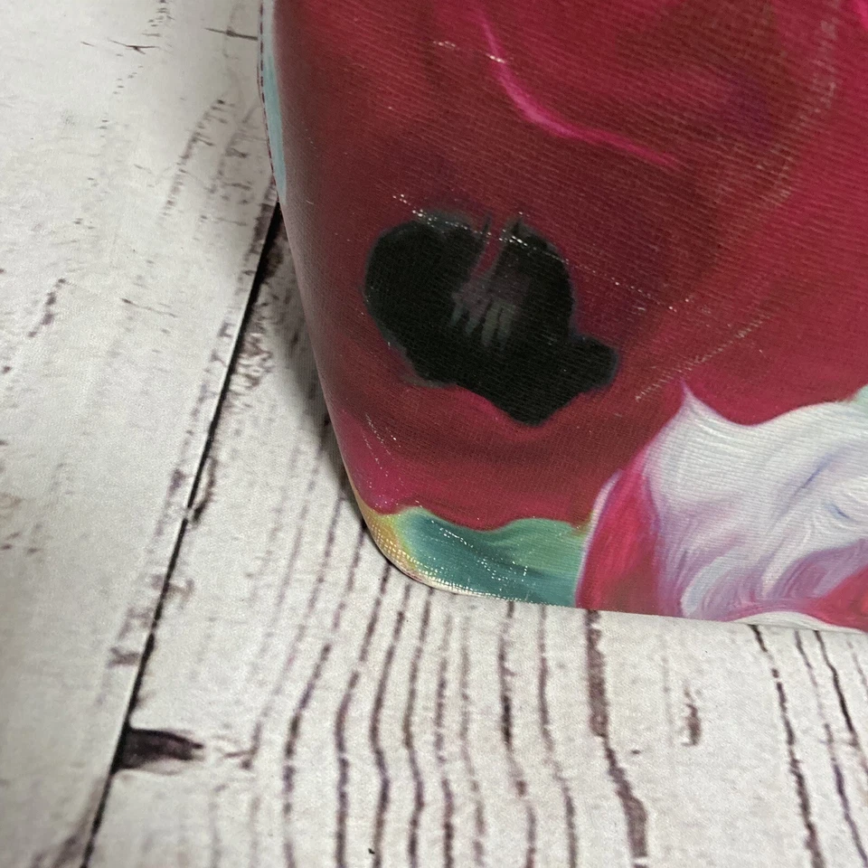 Bolso de Mano Ted Baker London Lillyia Floral Estampado en Remolino Cuero Grande Fucsia Foto 4 de 4