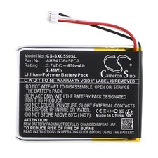 BATTERIE 650mAh Type AHB413645PCT For Sennheiser PXC550, MB660, EPOS ADAPT 660