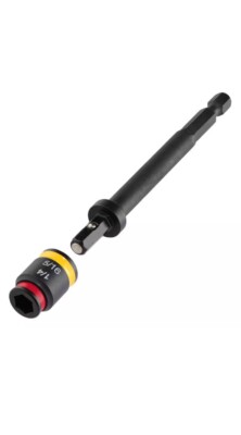 Malco MSHMLC 4'' C-Rhex Cleanable, Reversible Magnetic Hex Driver, 1/4'' & 5/16''