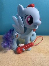 My Little Pony Singing Rainbow Dash 3 Ways To Play  Sing Along Microphone