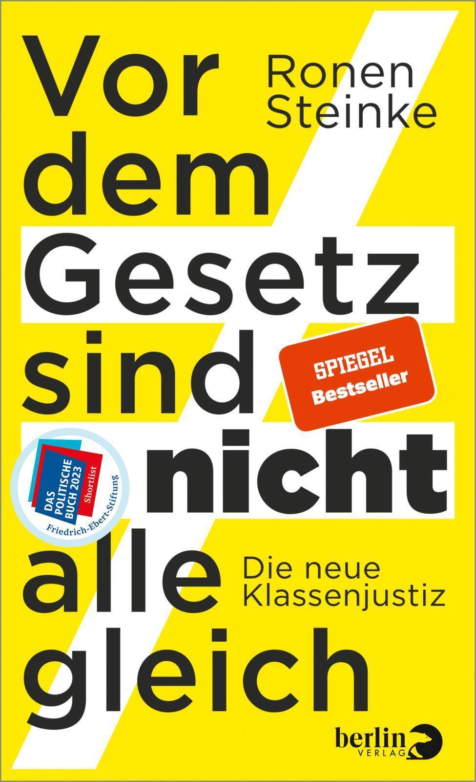 Thumbnail - Vor Dem Gesetz Sind Nicht Alle Gleich Ronen Steinke Buch 272 S.