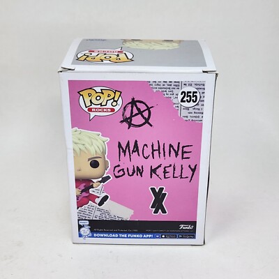 FUNKO POP ROCKS MACHINE GUN KELLY # 255 NEW IN PACKAGE MGK | eBay