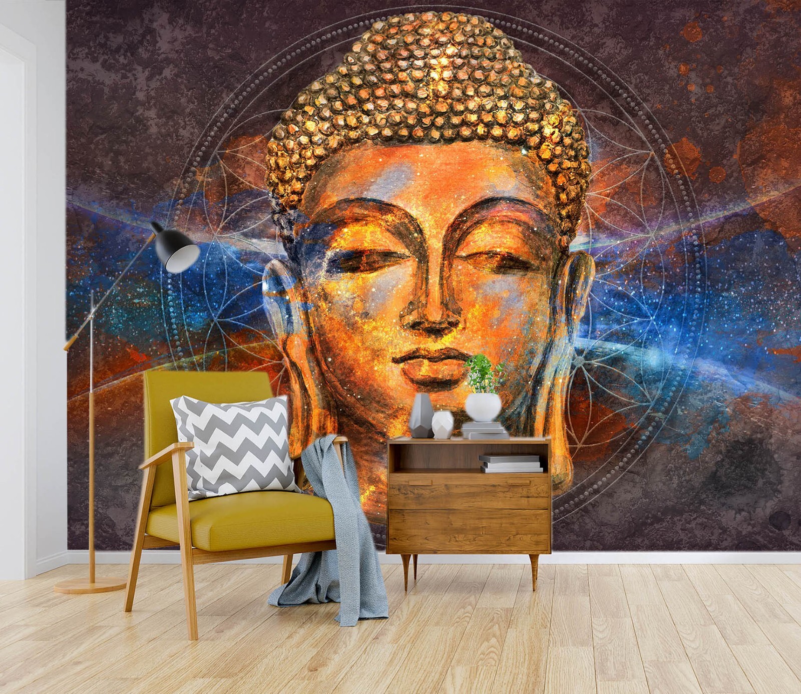 3D Buddha Statue G4960 Wallpaper Wall Murals Removable Selfadhesive