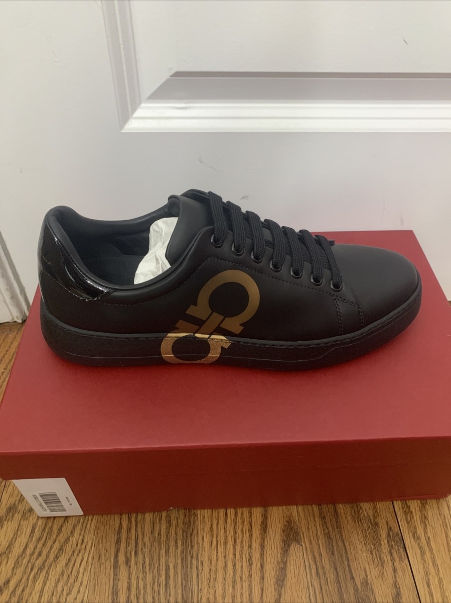 靴 Salvador ferragamo Salvatore Ferragamo Nima Knit Navy Indigo Blue Mens Sneaker