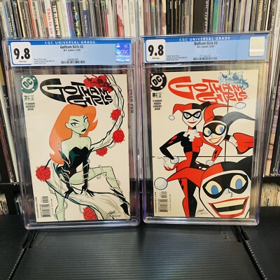 Gotham Girls (2002) #2 & #3 CGC 9.8 LOT SET OF 2 HARLEY QUINN POISON IVY