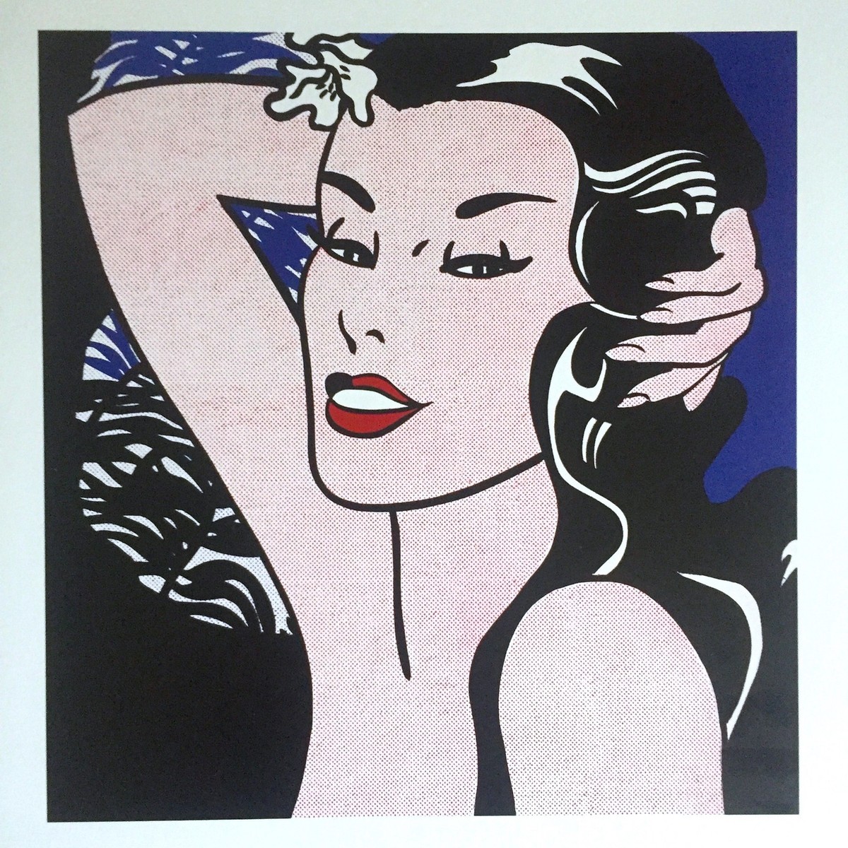 ROY LICHTENSTEIN RARE VINTAGE 1993 POP ART LITHOGRAPH PRINT