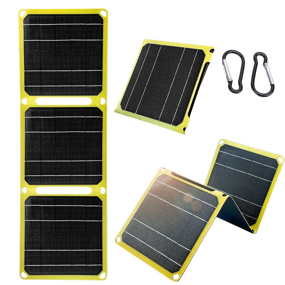 30W/40W 5V Portable Mobile Power Bank Charger Foldable for USB A C