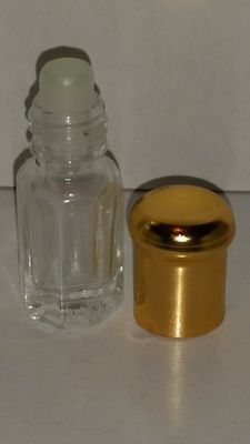GROSSHANDEL - Roll On Ball Glas leere Parfümflaschen 3ml mit Kappen