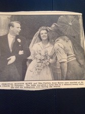 K3-4 Ephemera 1953 Picture Derek Rowe Patricia Rowse St Austell Parish Church