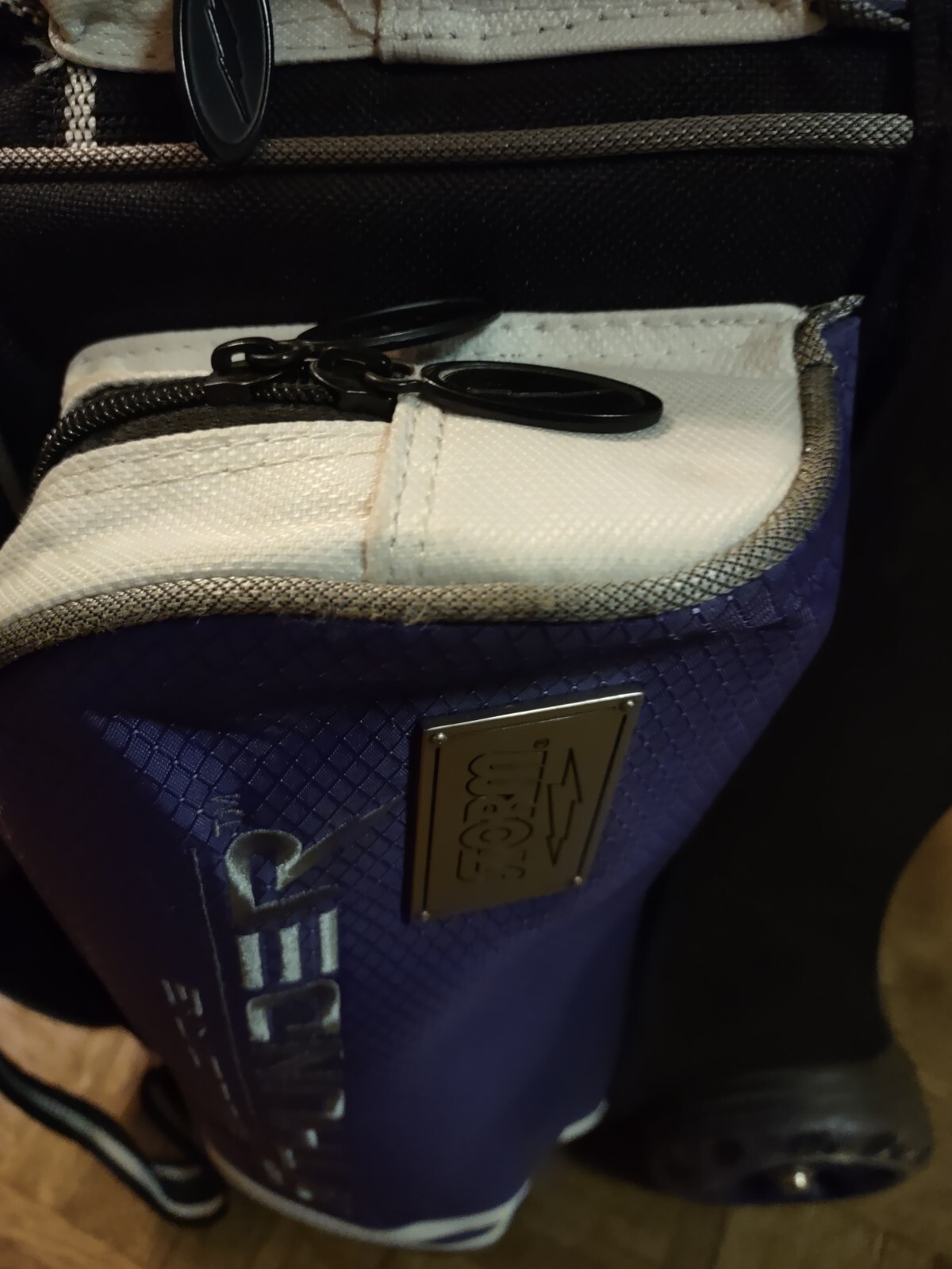 Storm Rolling Thunder 2 Ball Roller Bowling Bag Purple White Black eBay