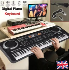 61 Keys  Electric Piano Music Electronic Keyboard Beginners  Kid Mini Microphone
