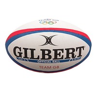 Gilbert Team Gb Replica Rugby Ball - White/blue/red - 5 Gilbert Team Gb Replica Rugby Ball - White/blue/red - 5