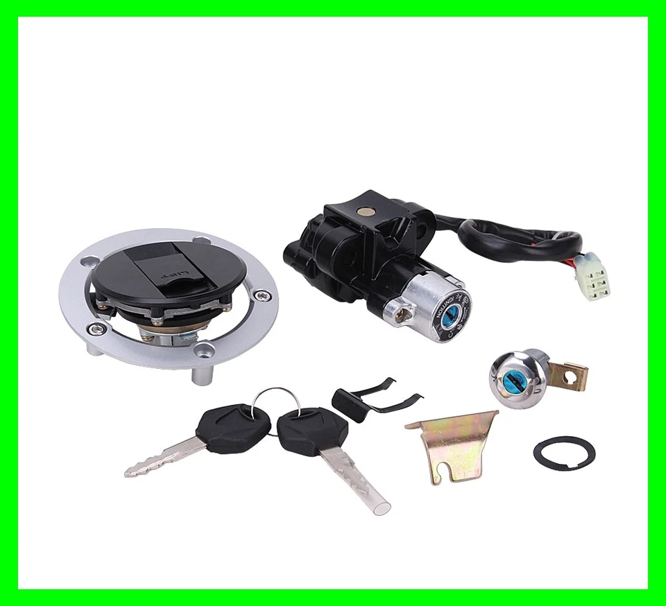 Interruptor de encendido para Suzuki GSXR 600 1000 2003-2016 tapa de gas combustible llaves de bloqueo de asiento Foto 4 de 4