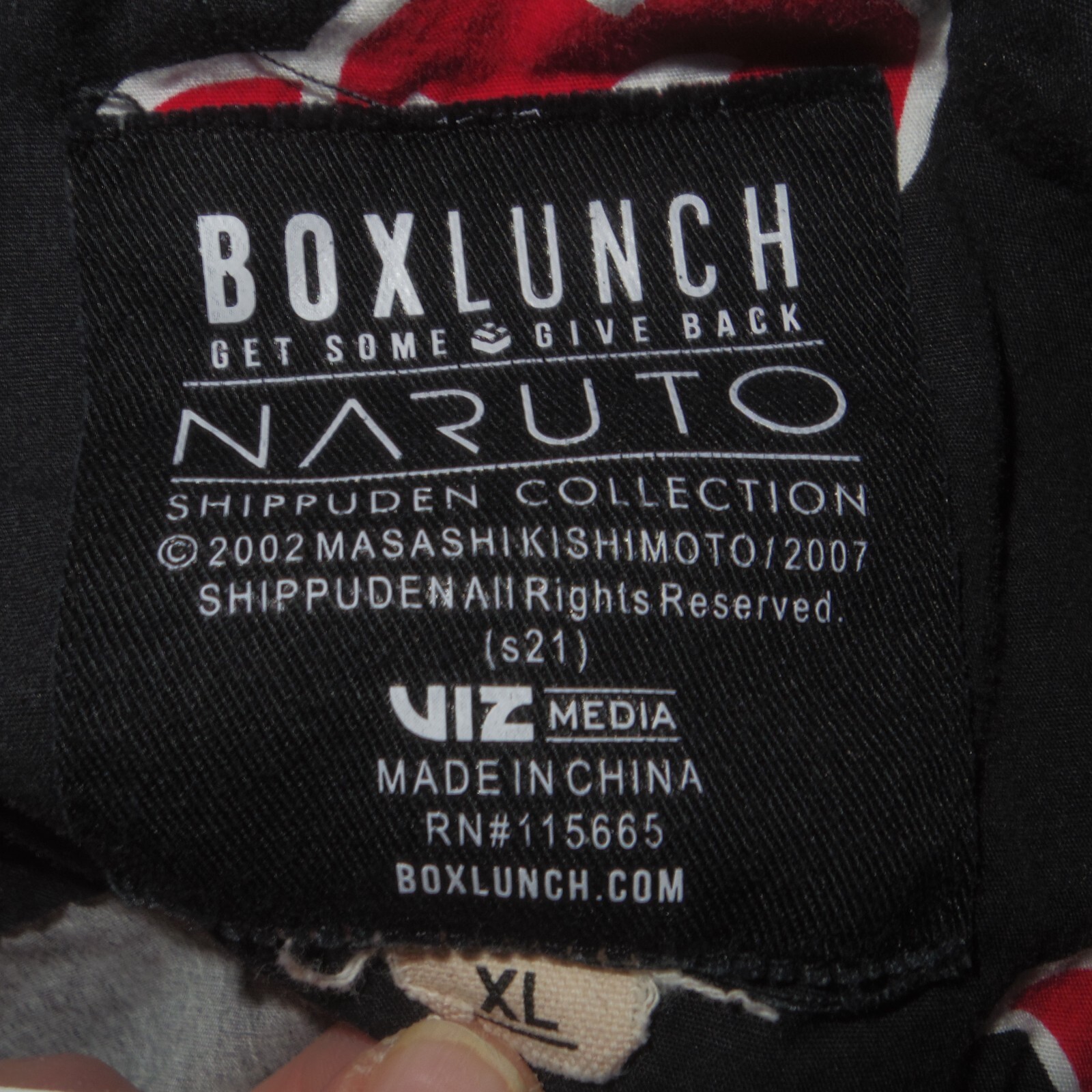 Box Lunch Naruto Uchiha All Over Print Button Up Shir… Gem