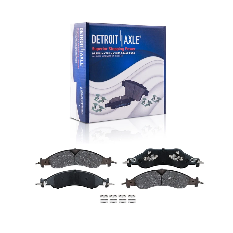 Front & Rear Rotors Brake Pads for 2007-2009 Ford Expedition Lincoln Navigator - Image 4 of 4