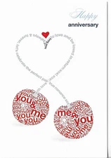NEW LEANIN' TREE Anniversary Card approx 4.5x7" Love You Cherry Much
