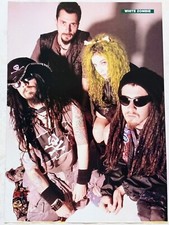 WHITE ZOMBIE~1995 POSTER~VINTAGE FULL PAGE PRINT MAGAZINE PINUP~ROB/SEAN YSEULT