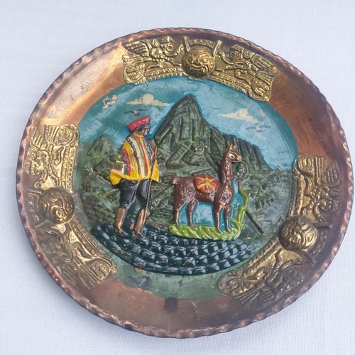 Vintage Antique Alpine Wall Hanging, Jerusalem