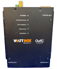 WattBox WB-300-IP-3-OUTLET POWER SURGE-AUTO REBOOT-NOT PRETTY-OVRC-Pre Owned