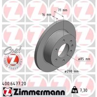 Zimmermann 2X Bremsscheibe Hinten Ø298 Mm Voll FüR Mercedes-Benz Sprinter 35-T