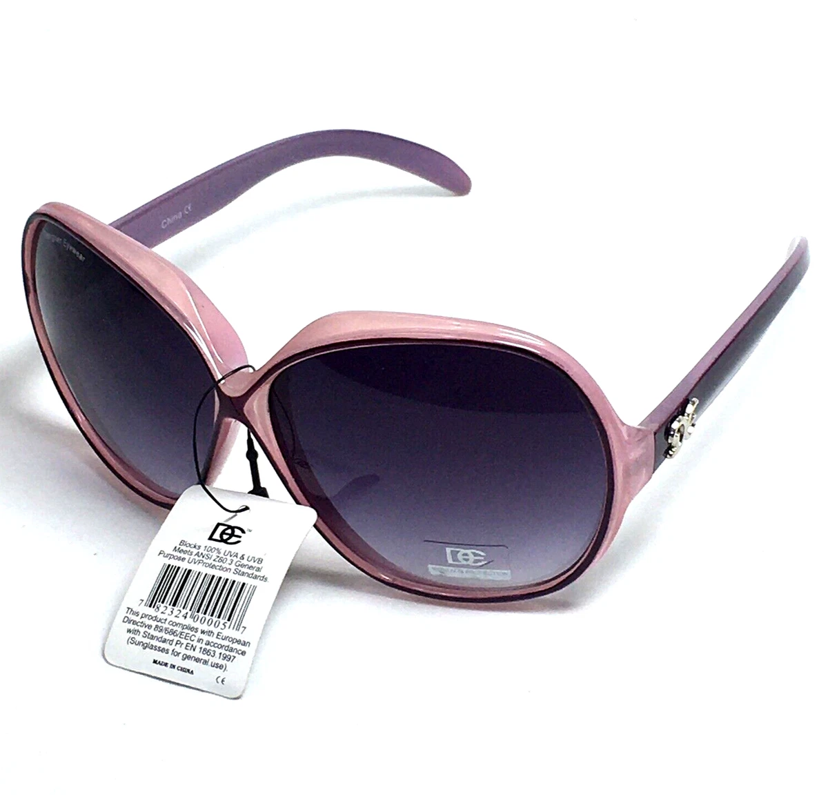 NEW Vintage Oversize Sunglasses | Non RX | Purple Lens | Happy Eyes | USA Made Amazon.com: Przene Retro Rectangle Sunglasses Vintage Small  main image 2