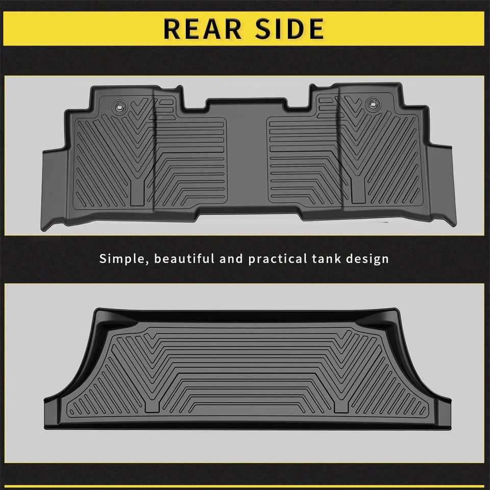 3D Molded Floor Mats For 2018-2026 Honda Odyssey Front & Rear All Weather Liners - Image 4 of 4