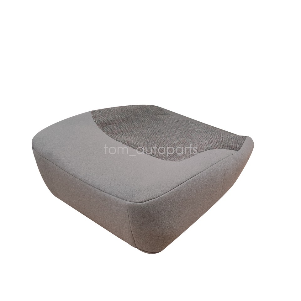 Driver Side Bottom Seat Cover - Medium Graphite Gray Cloth For 1999-2000 Ford F-250/F-350/F-450/F-550 XLT