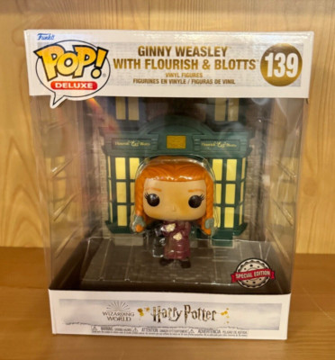 GINNY WEASLEY WITH FLOURISH & BLOTTS #139 Funko Pop Harry Potter SPECIAL EDITION