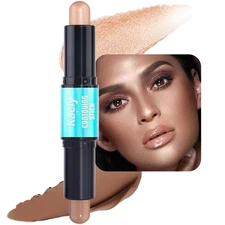 evpct 2in1 Face Shaping  Contouring Stick Cream Contour Concealer Bronzer Sti...