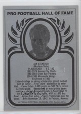 1988-2013 Pro Football Hall of Fame Metallic Jan Stenerud HOF 0q3