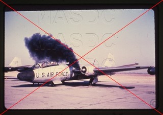 F13 35mm Duplicate Aircraft Slide RB 57E Canberra 55 4243 PATTY LYNN in 1965