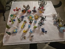 Vintage Pokemon Minatures Lot of 30 Plus 5 With Missing Limbs