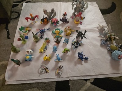 Vintage Pokemon Minatures Lot of 30 Plus 5 With Missing Limbs 