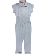 n:philanthropy Womens Zip-Up Jumpsuit, lightblue, L