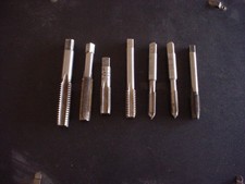 Whitworth Taps Lot Of 7 Bsf Thread Taps Whitworth Taps Lot Of 7 Bsf Thread Taps