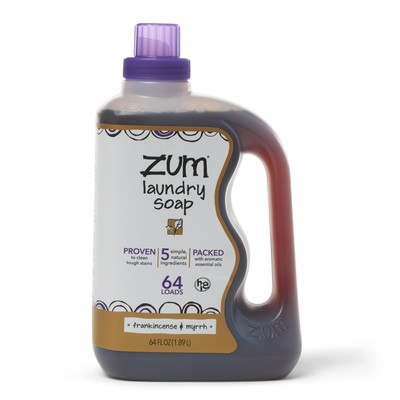 Zum Laundry Soap By Indigo Wild - Liquid, Plant-based Soap With Baking