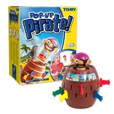 TOMY Pop Up Pirate Board Game - Interactive Kids and Toddler Activities for